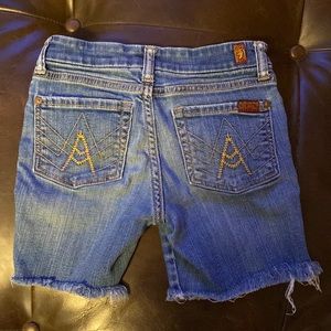 Seven For All Mankind Cut Off Shorts